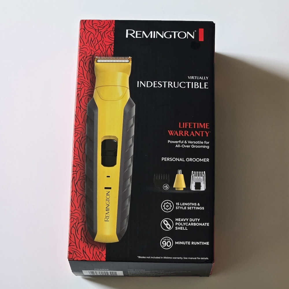 Remington Indestructible Grooming Tool/Corded Hair + Beard‎ Trimmer
